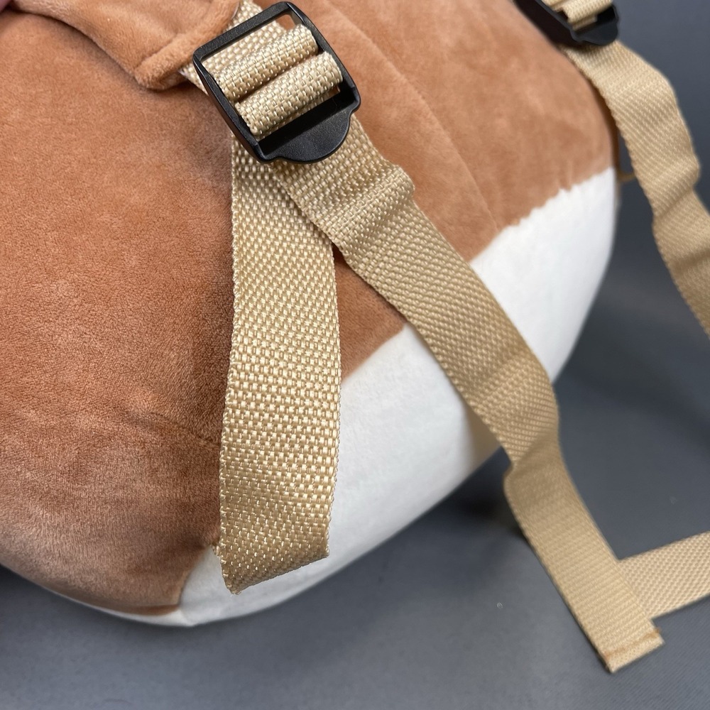 Squishmallow BackPack 12" Boba Tea Regina Corgi Brown & White Dog - Picture 8 of 16